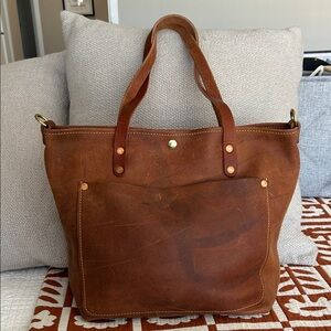KMM & Co.  Leather Tote Bag